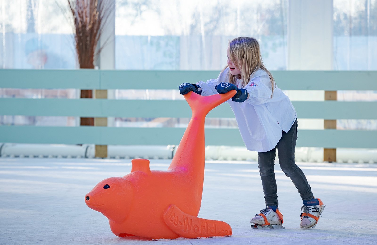 Ice skating